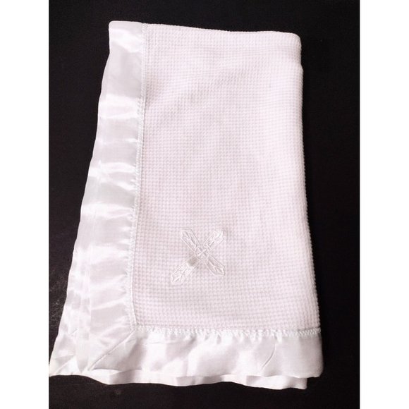 Starting Out Bedding Starting Out Waffle Knit Satin Trim Baby